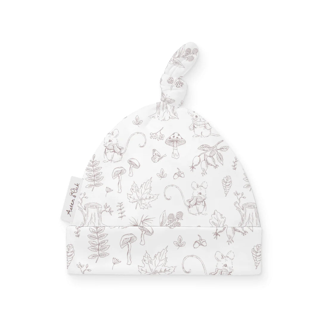 Aster & Oak Woodland Mouse Knot Hat