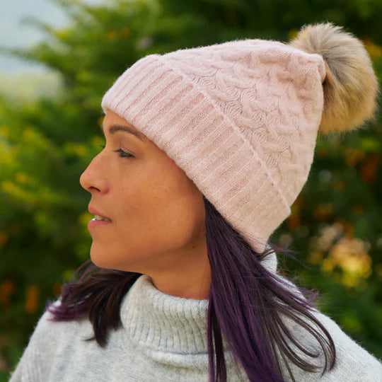 Cable Knit Snood and Beanie Boxed Set