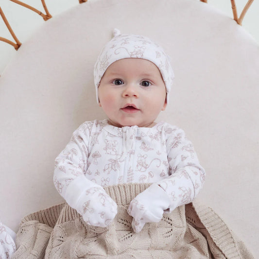 Aster & Oak Woodland Mouse Knot Hat