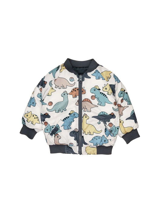 Huxbaby B-Ball Dino Reversible Bomber