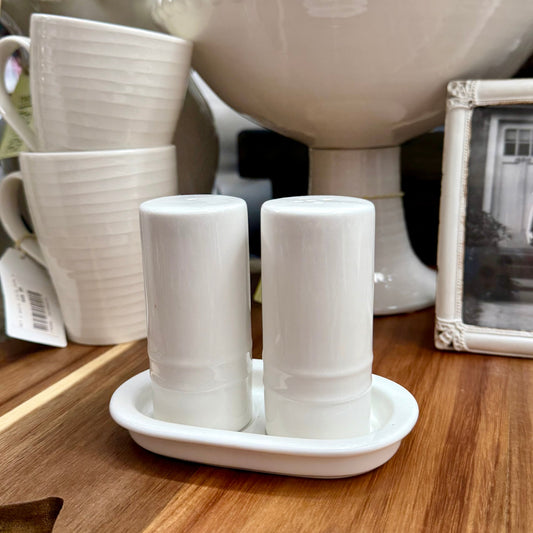 Signature Salt & Pepper Set with Tray