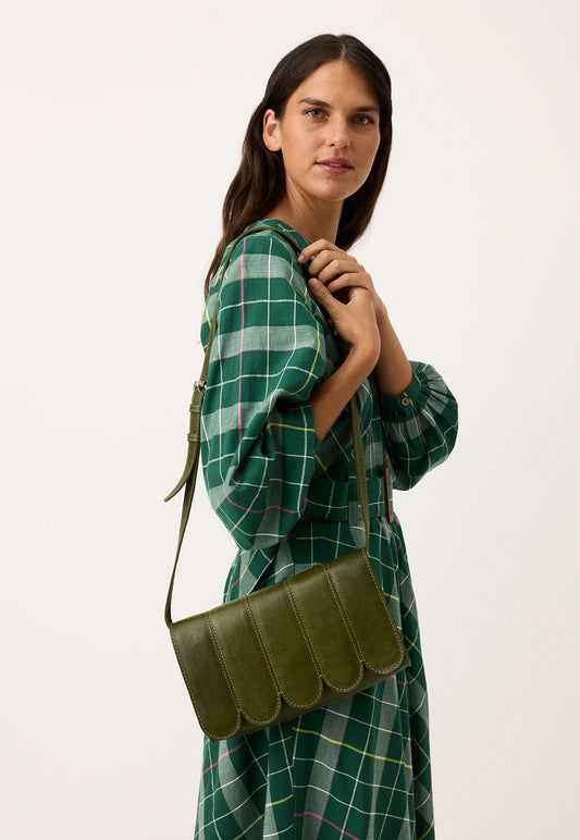 Nancybird Curve Shoulder Bag | Khaki