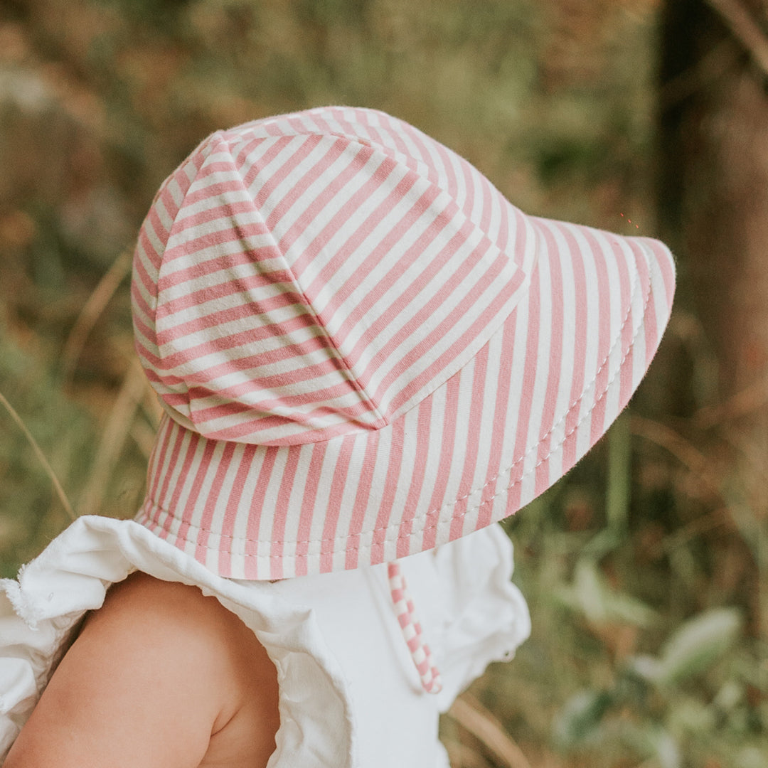 Bedhead Toddler Bucket Sun Hat - Pink Stripe