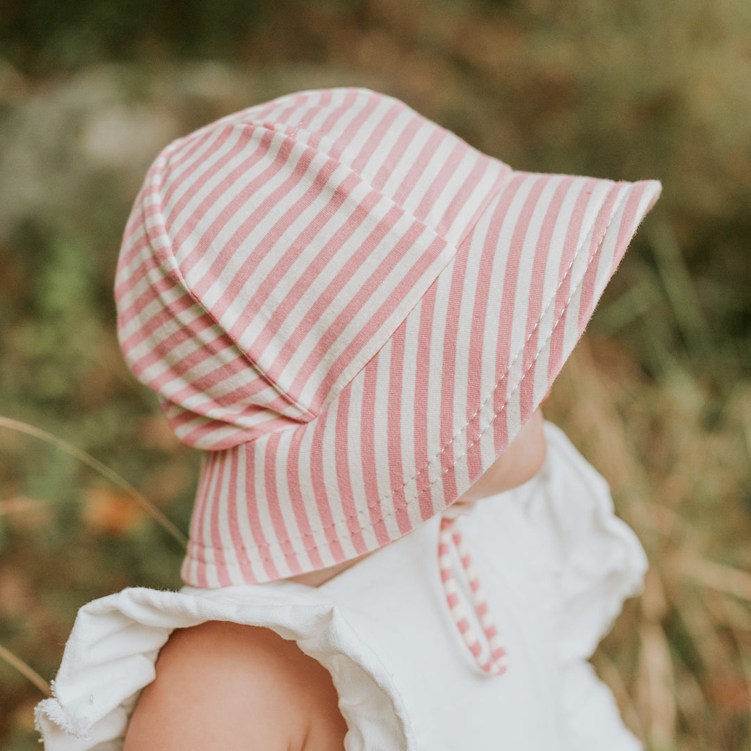 Bedhead Toddler Bucket Sun Hat - Pink Stripe