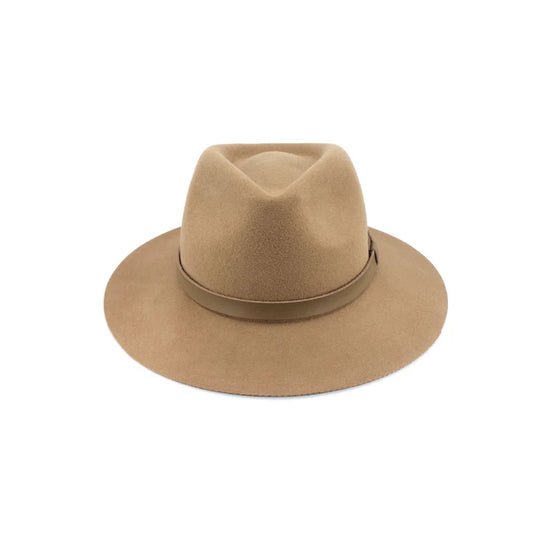 Thredbo Wool Felt Fedora | Camel