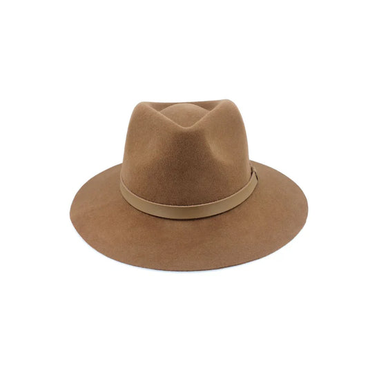 Thredbo Wool Felt Fedora | Chocolate