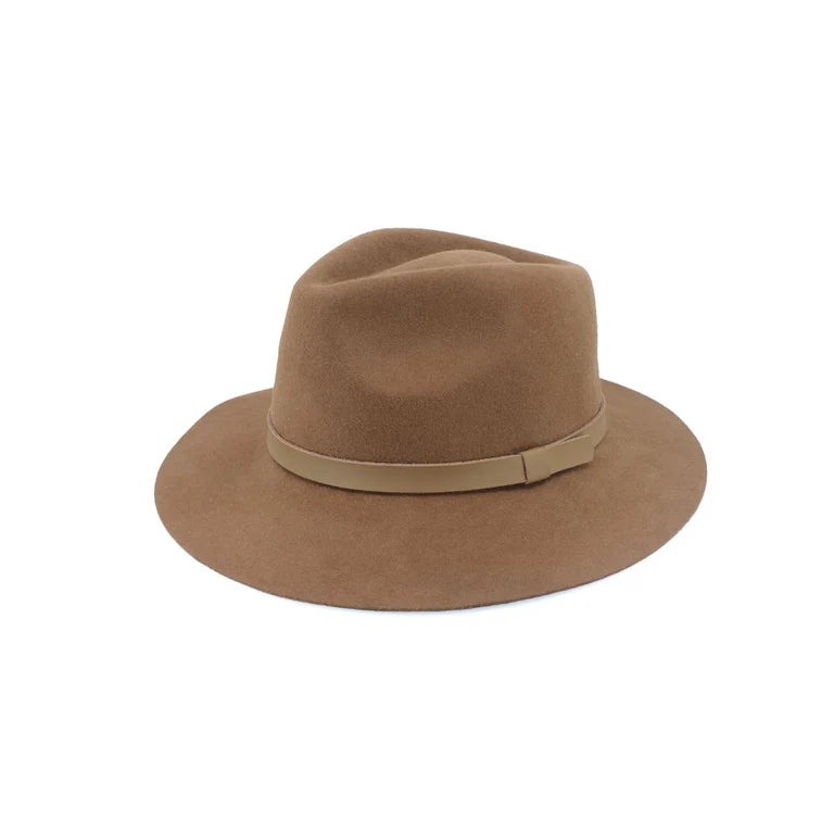 Thredbo Wool Felt Fedora | Chocolate