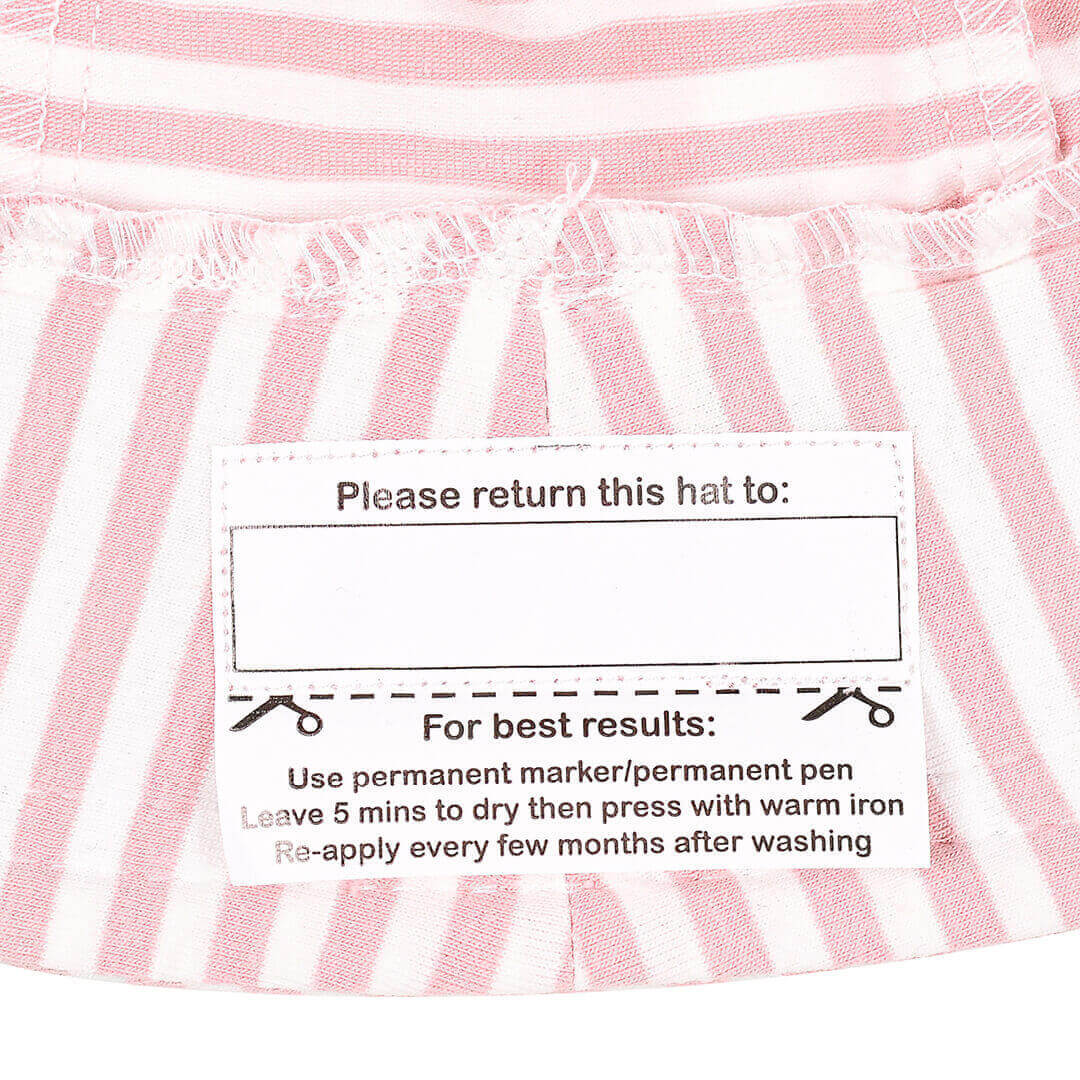 Bedhead Kids Ponytail Bucket Sun Hat - Pink Stripe