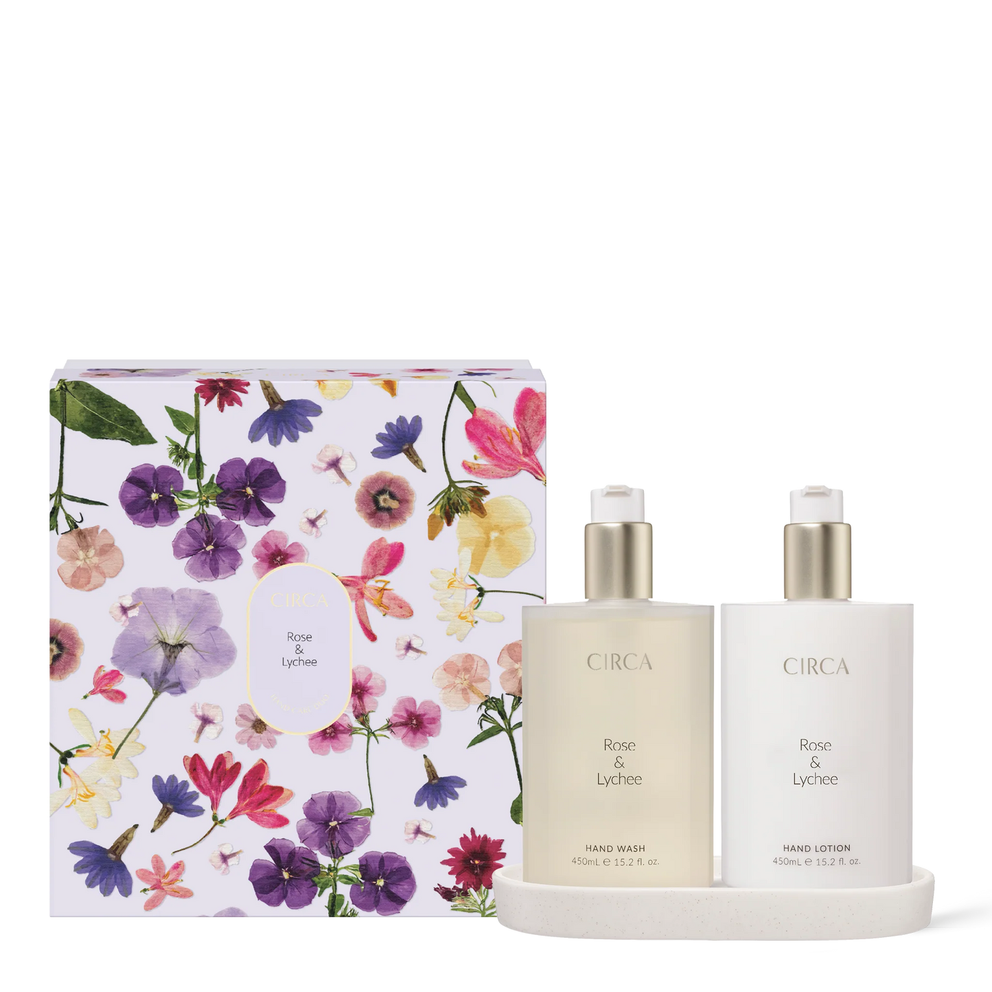 Circa Rose & Lychee Hand Care Duo Set 900mL