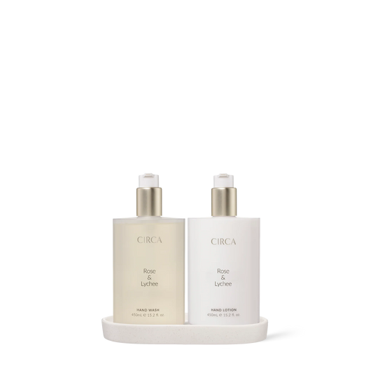 Circa Rose & Lychee Hand Care Duo Set 900mL