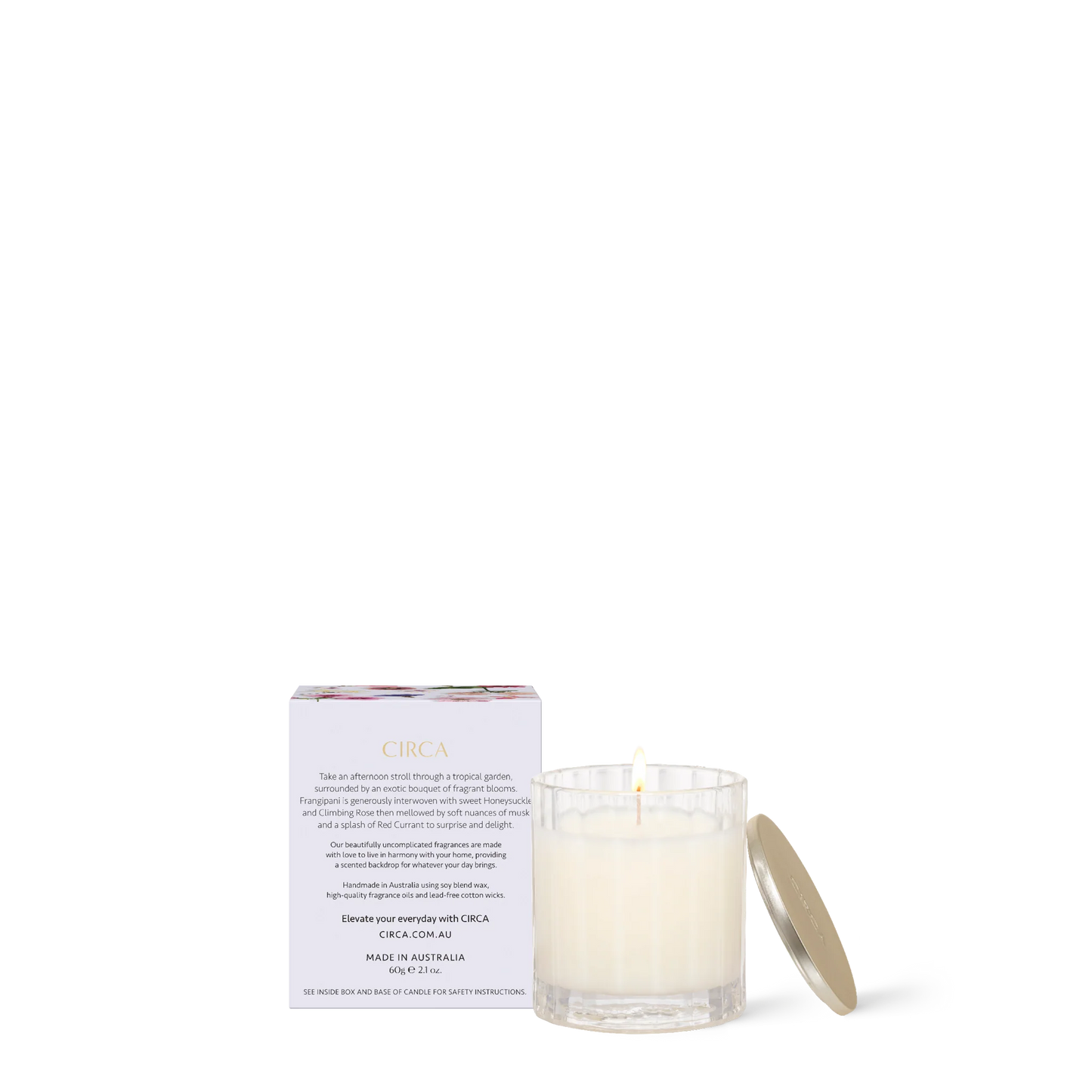 Circa Honeysuckle & Frangipani Soy Candle | 60g