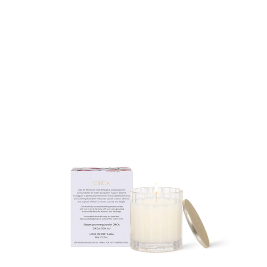 Circa Honeysuckle & Frangipani Soy Candle | 60g