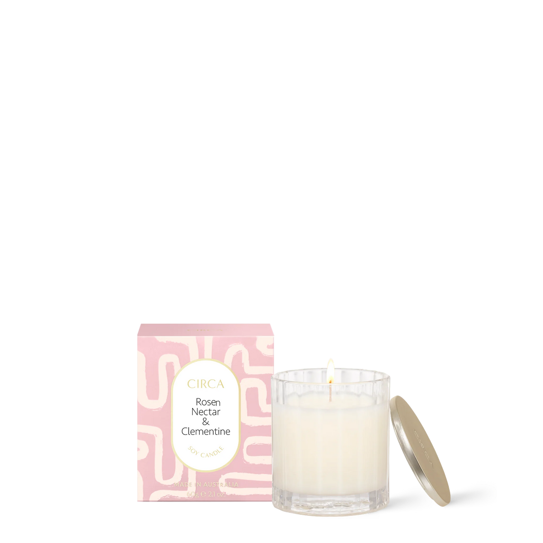 Rose Nectar and Clementine- 60g Candle