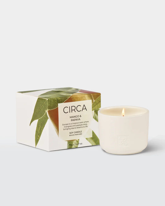 Circa Mango & Papaya Soy Candle 70g