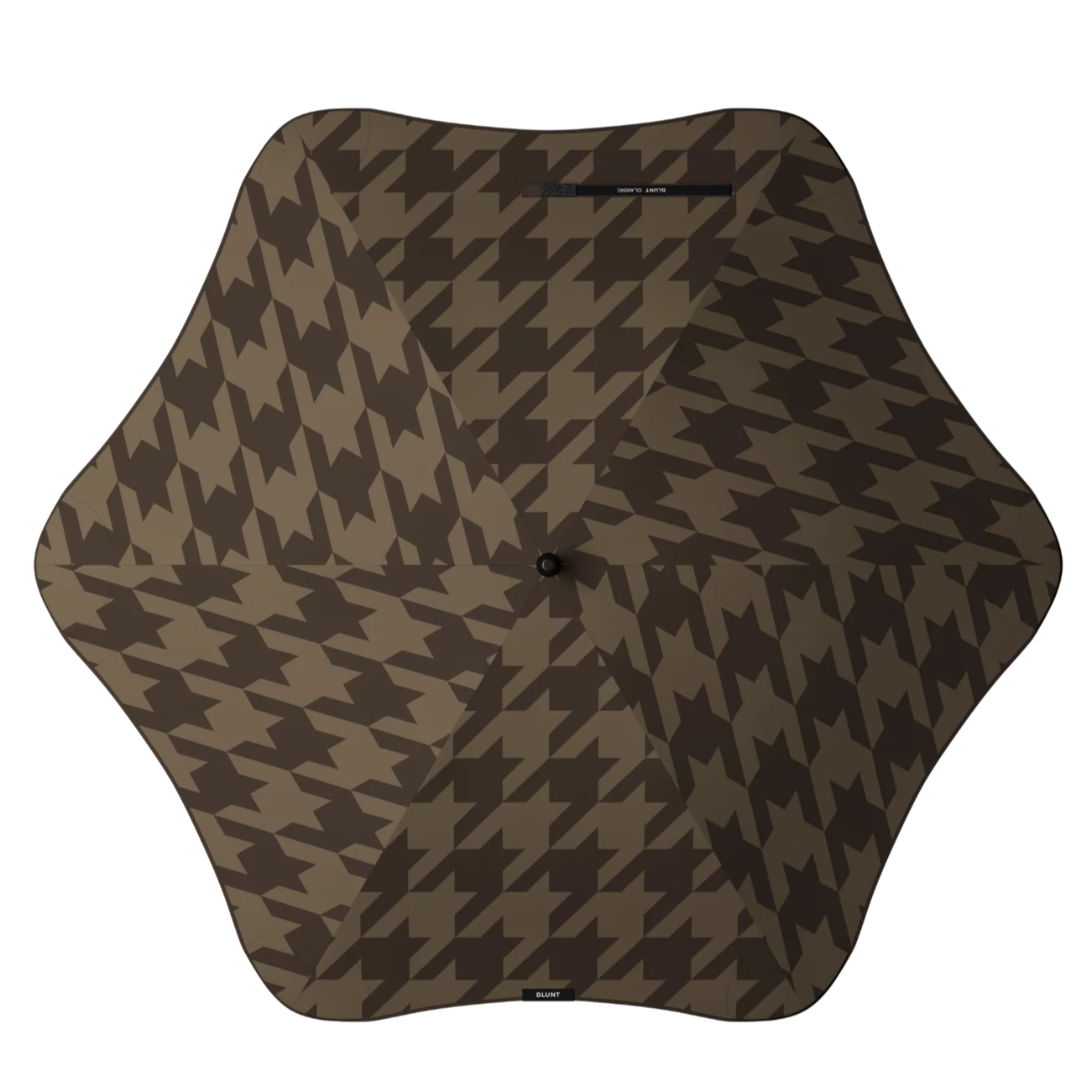 Blunt Classic 120cm Umbrella | Cocoa Houndstooth