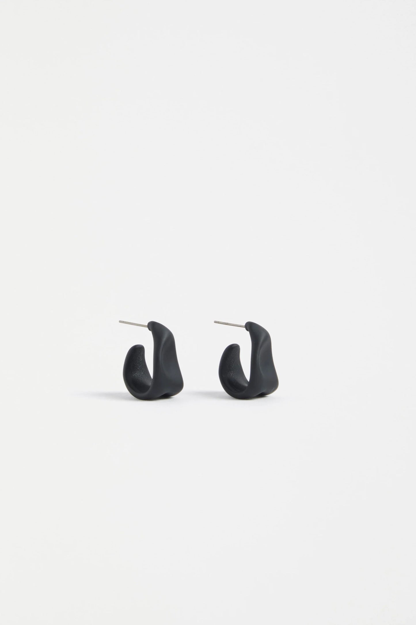 Elk Feven Small Hoop Earring | Black