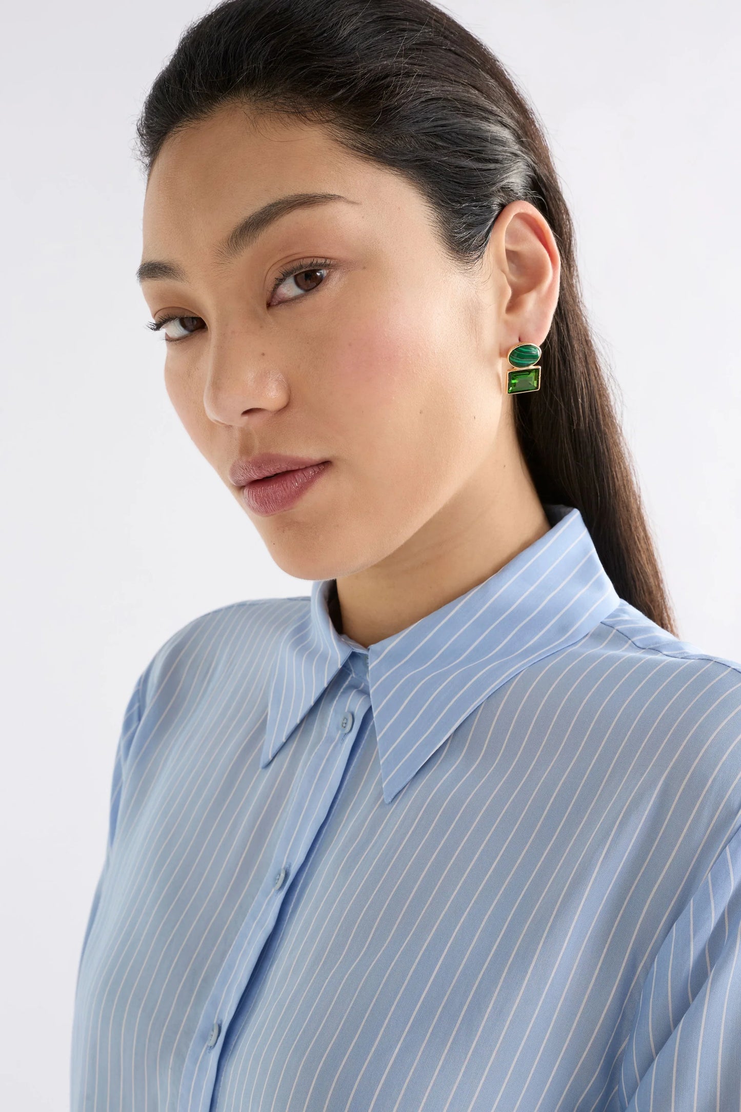 Elk Kempa Earring | Malachite Green