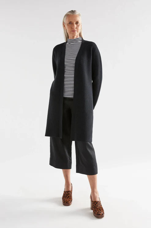 Elk Neiu Ottoman Cardigan | Black