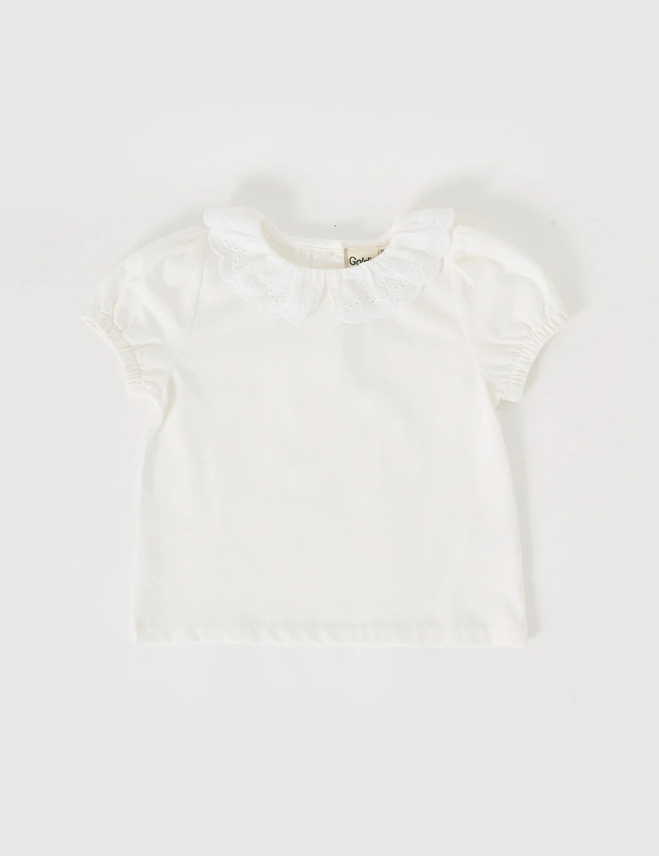 Goldie + Ace Laura Puff Sleeve Collar T-Shirt