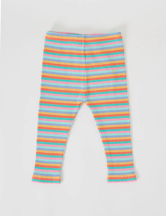 Goldie + Ace Rib Leggings | Candy Stripe