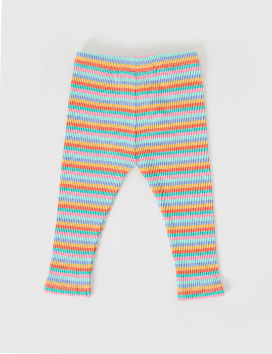 Goldie + Ace Rib Leggings | Candy Stripe