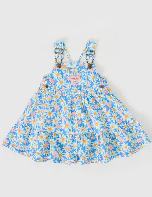 Goldie + Ace Tully Tiered Pinafore Dress | Seaside Daisy