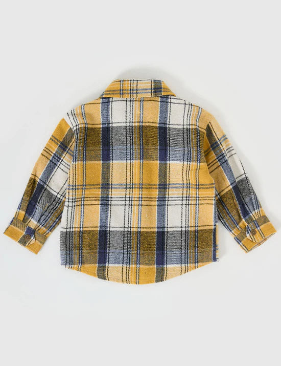 Goldie + Ace Rowan Check Shirt | Golden