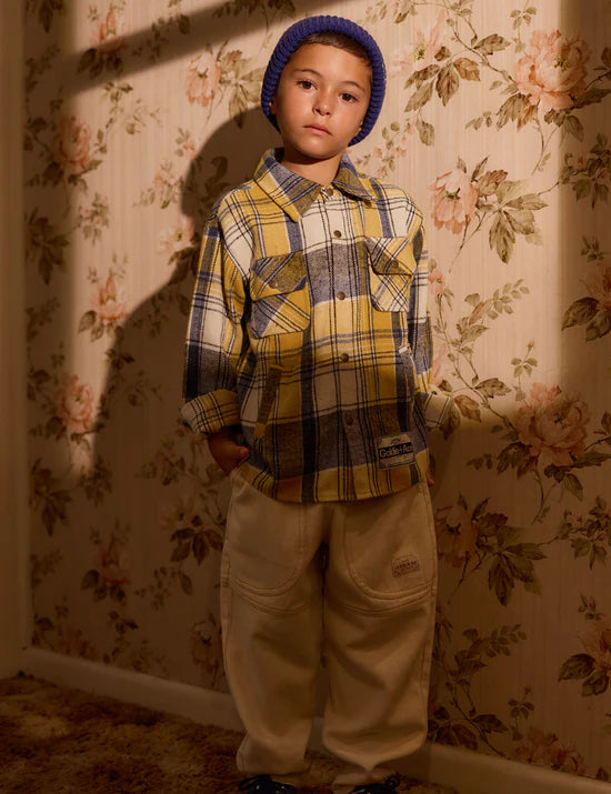 Goldie + Ace Rowan Check Shirt | Golden