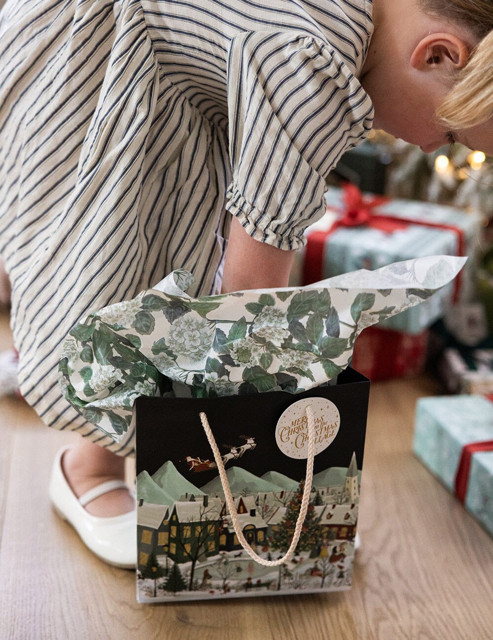 The Christmas Village Gift Bag - Medium
