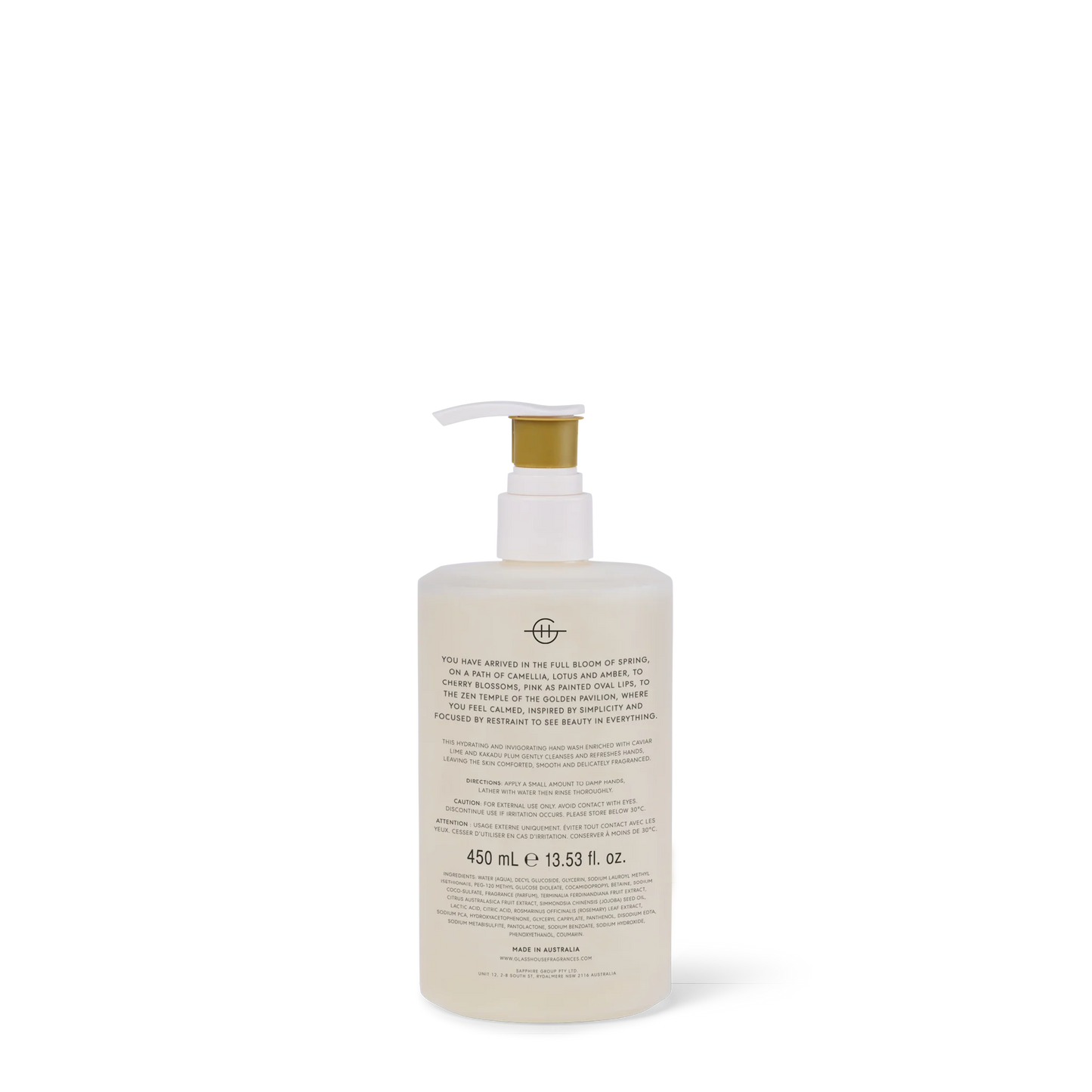 Glasshouse Kyoto in Bloom | 450mL Hand Wash