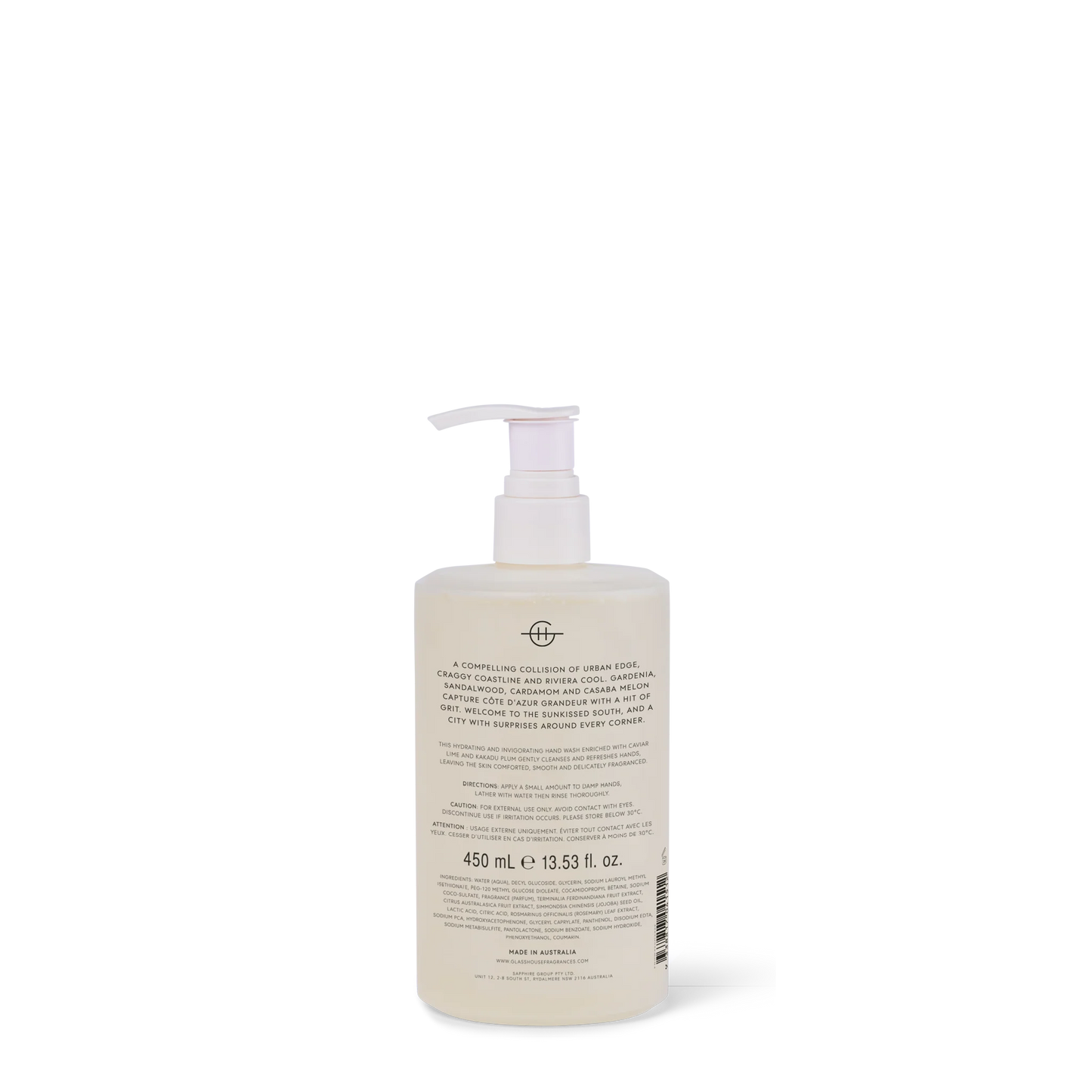 Glasshouse Marseille Memoir | 450mL Hand Wash