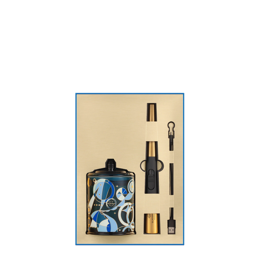 Glasshouse A Tahaa Affair 380g Soy Candle & Arc Wand Lighter Gift Set