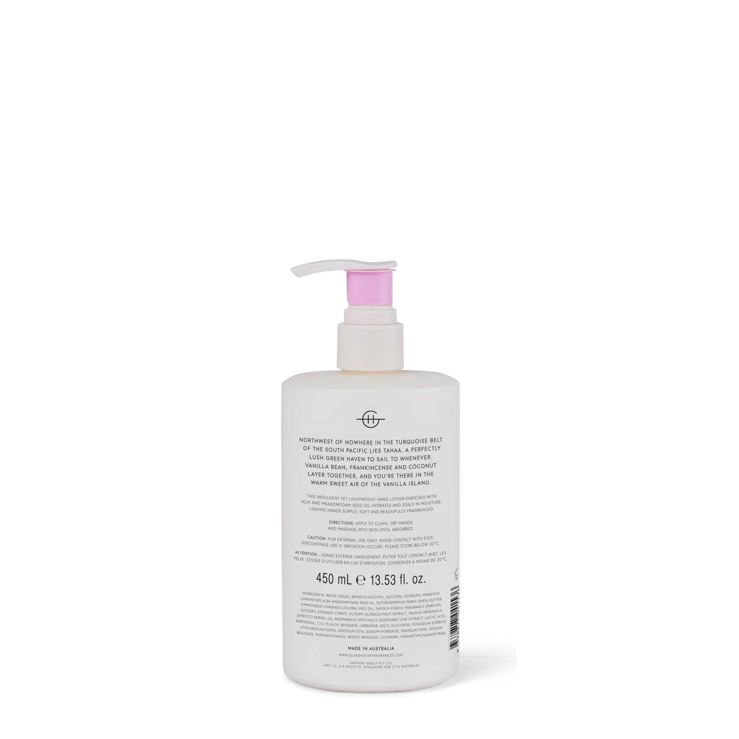 Glasshouse A Tahaa Affair | 450mL Hand Lotion
