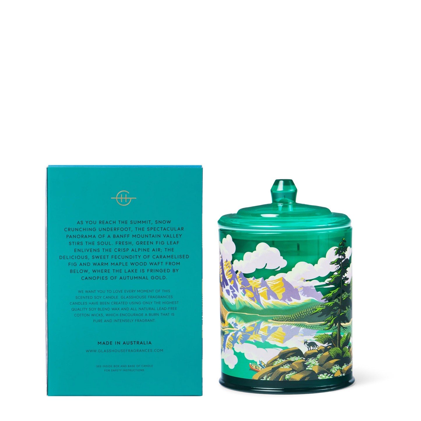 Glasshouse Breathtaking Banff 380g Candle