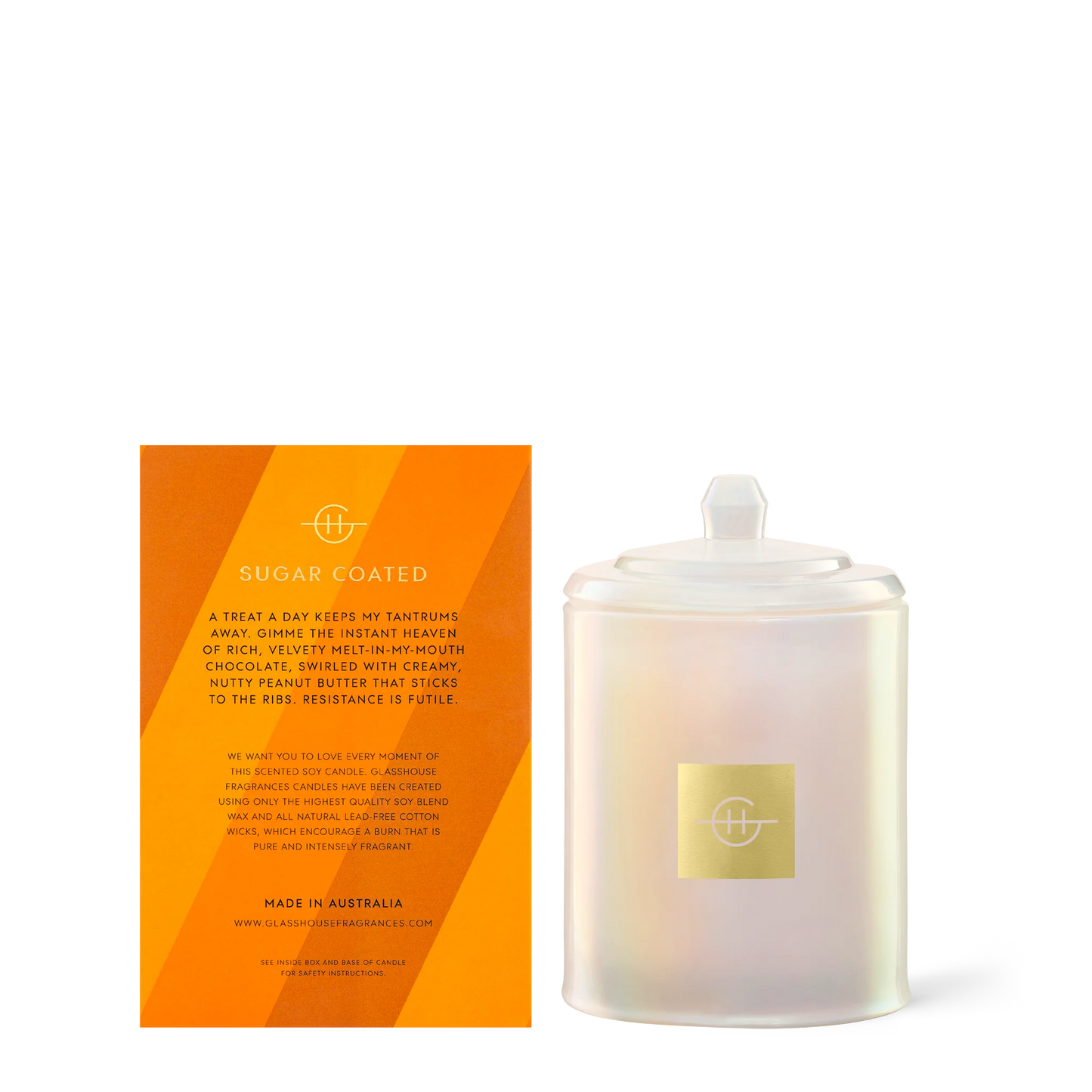 Glasshouse Peanut Butter Cups | 380g Candle