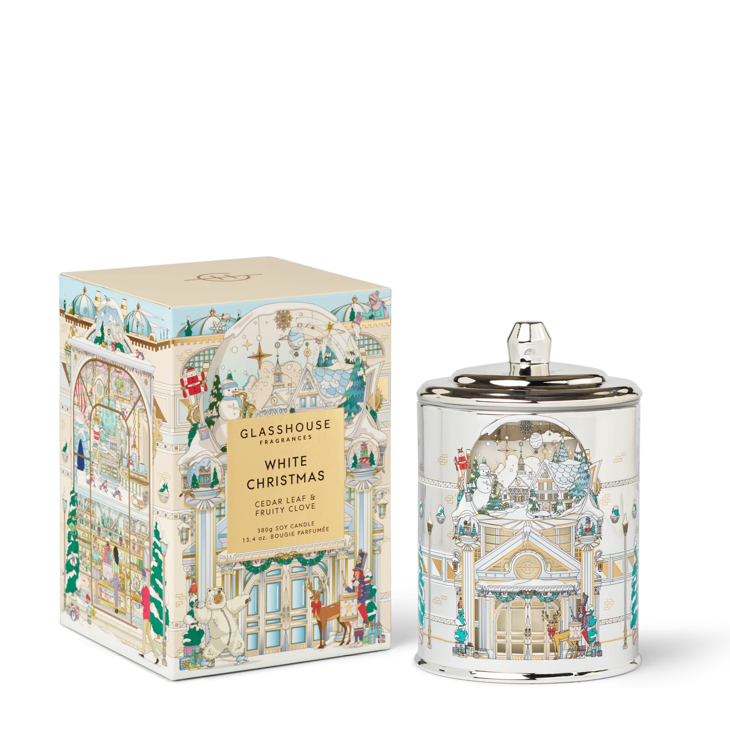 Glasshouse White Christmas Candle - 380g