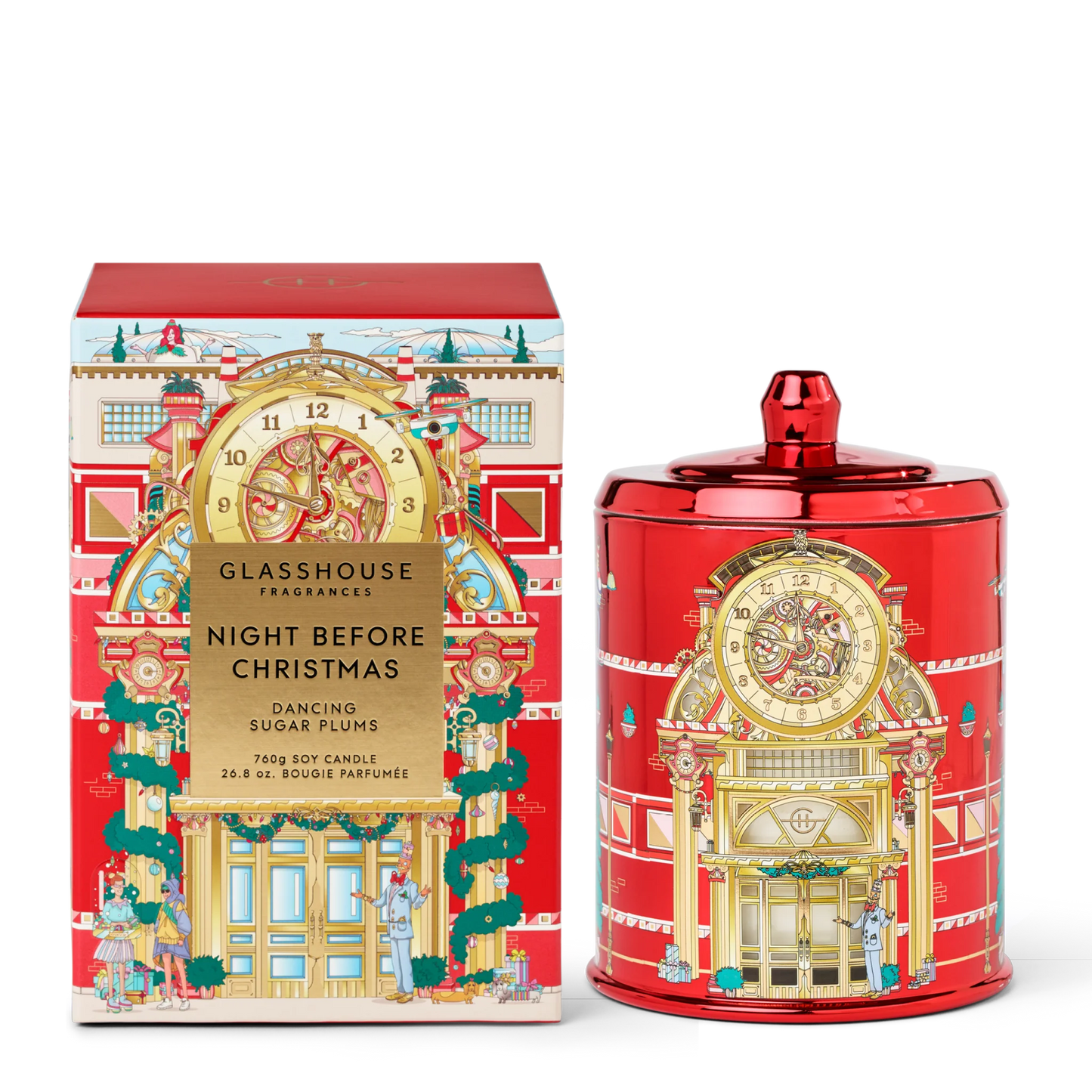 Glasshouse Night Before Christmas Candle - 760g