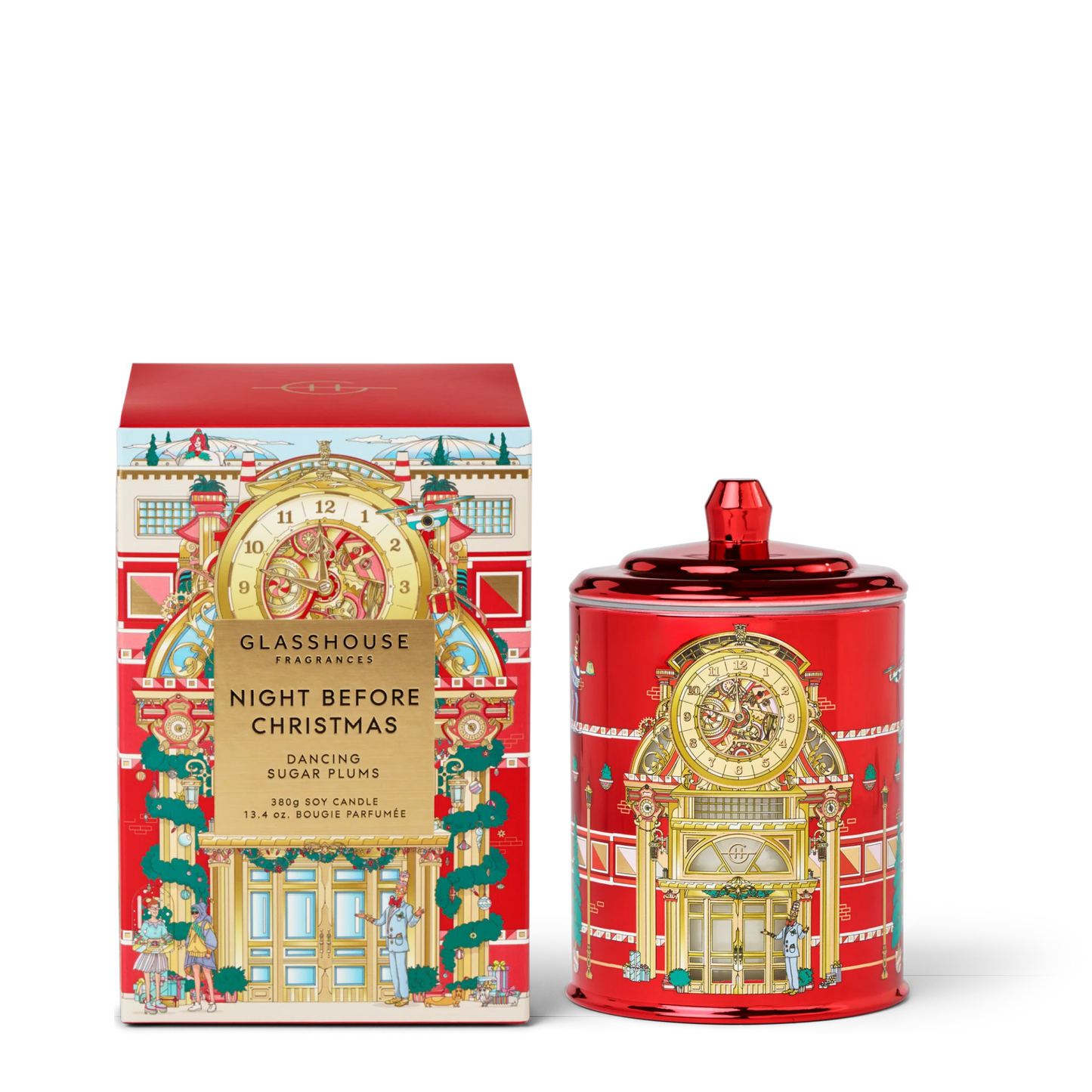 Glasshouse Night Before Christmas Candle - 380g