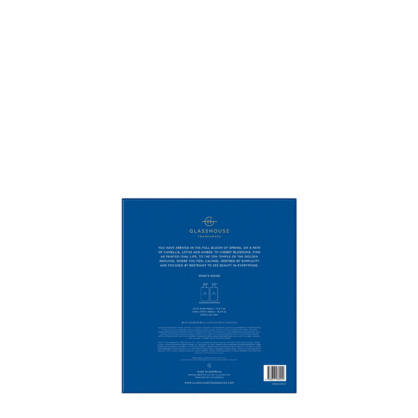 Glasshouse Kyoto in Bloom Hand Care  Gift Set