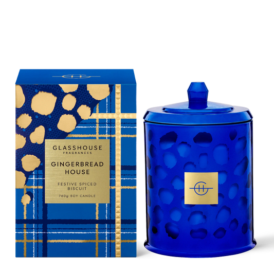 Glasshouse Gingerbread House 760g Candle