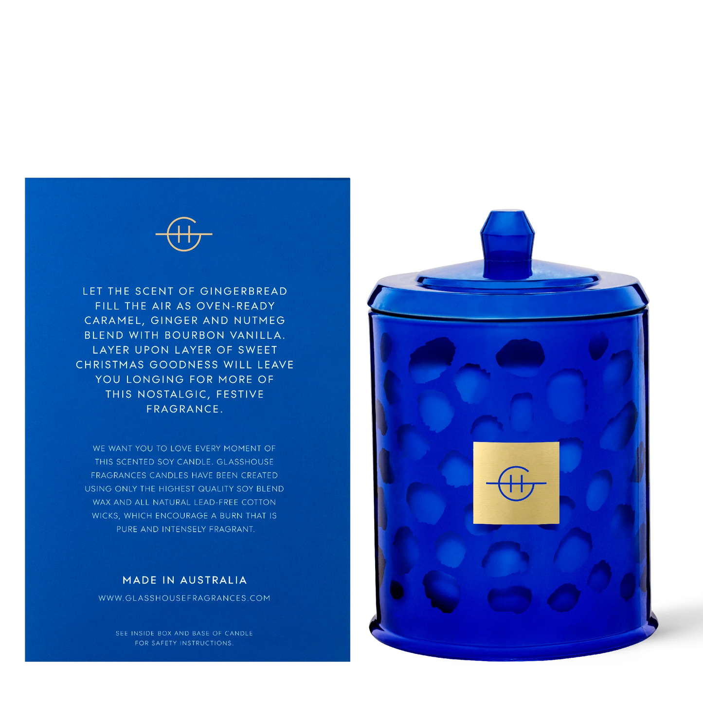 Glasshouse Gingerbread House 760g Candle