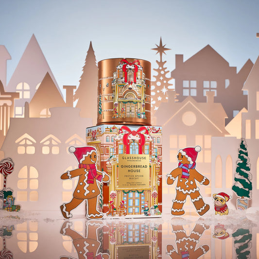 Glasshouse Gingerbread House Candle - 380g