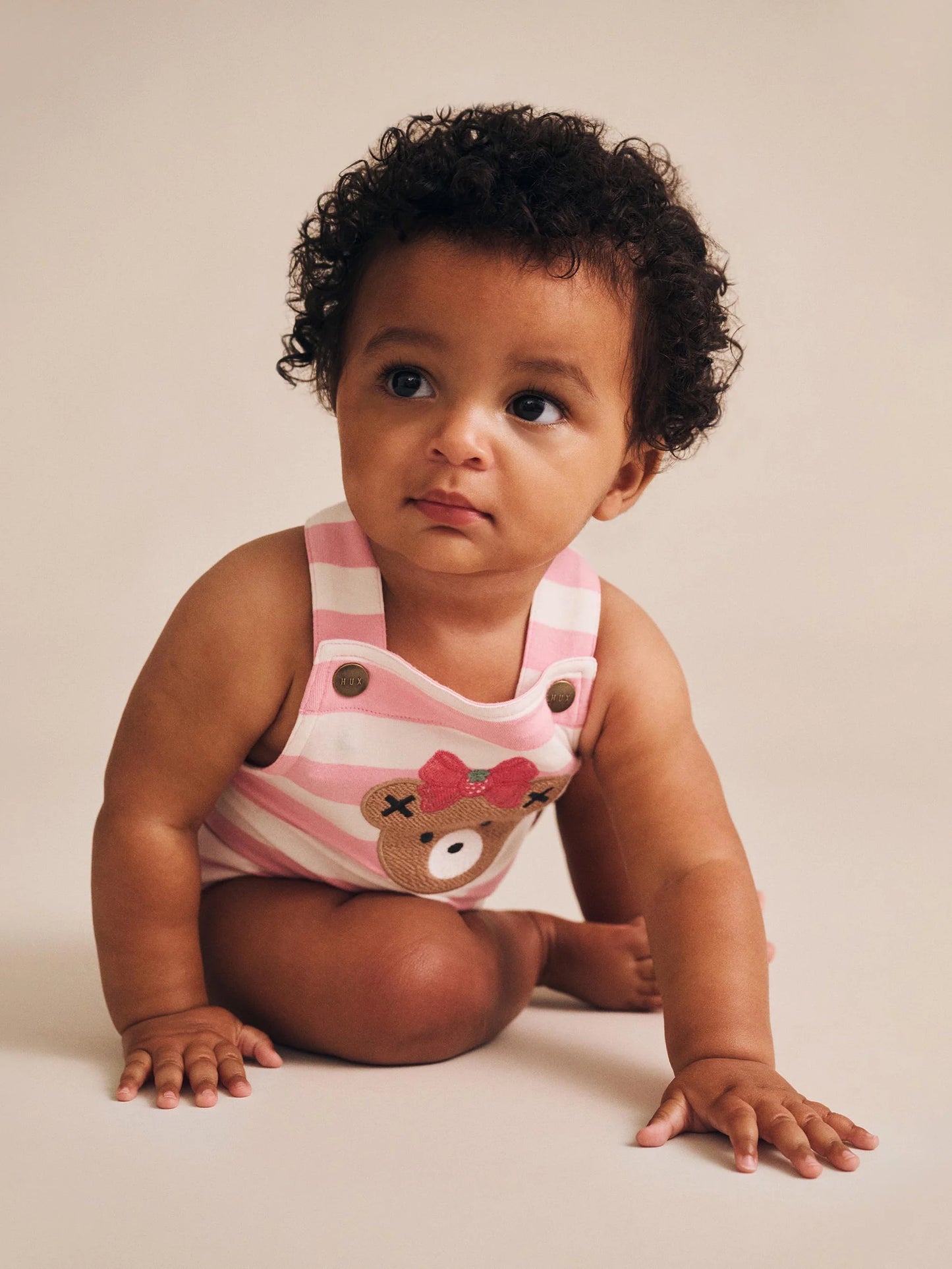Huxbaby Strawberry Stripe Playsuit
