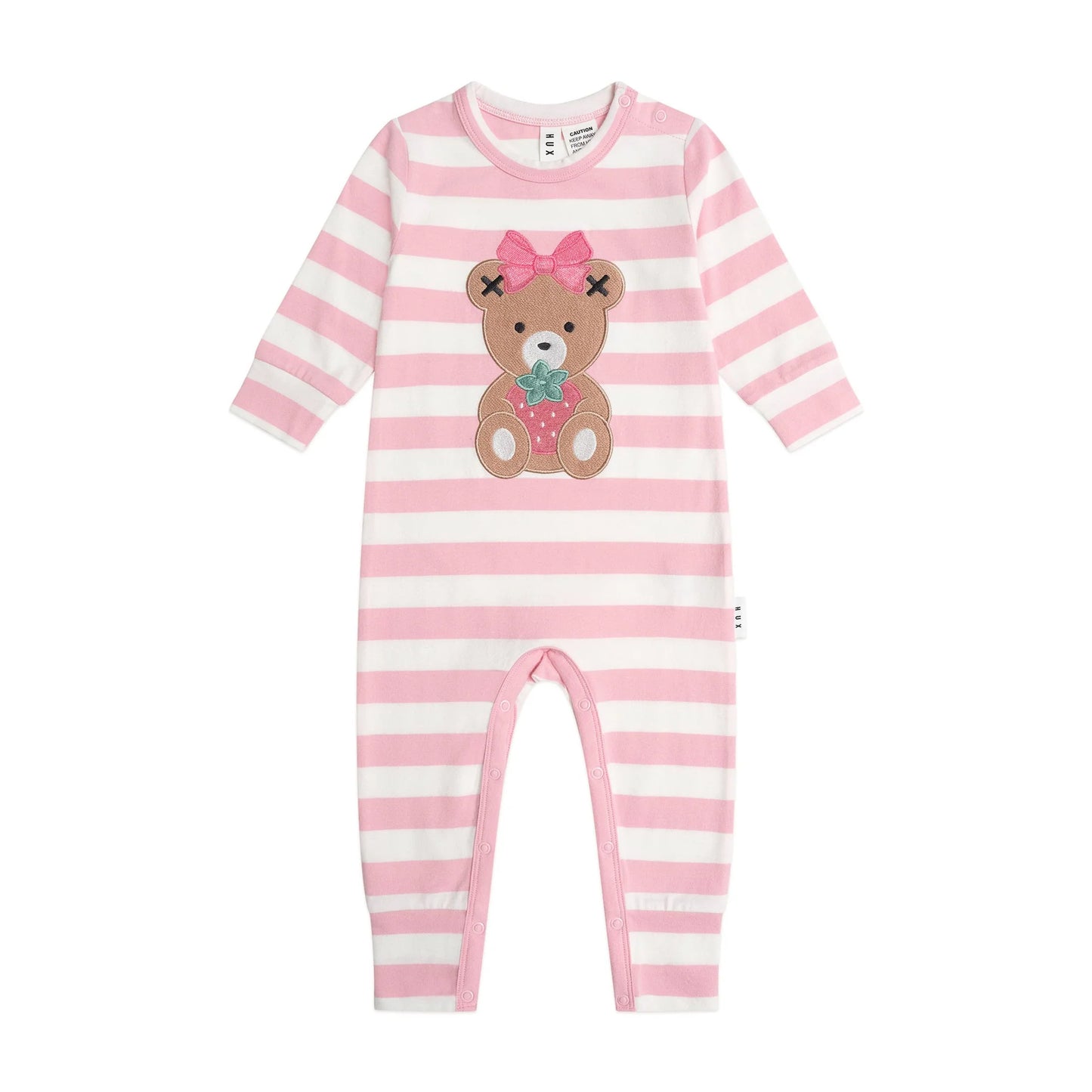 Huxbaby Strawberry Stripe Romper
