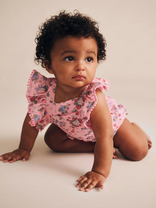 Huxbaby Strawberry Garden Playsuit