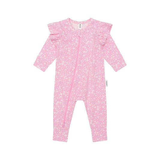 Huxbaby Ditsy Floral Frill Romper