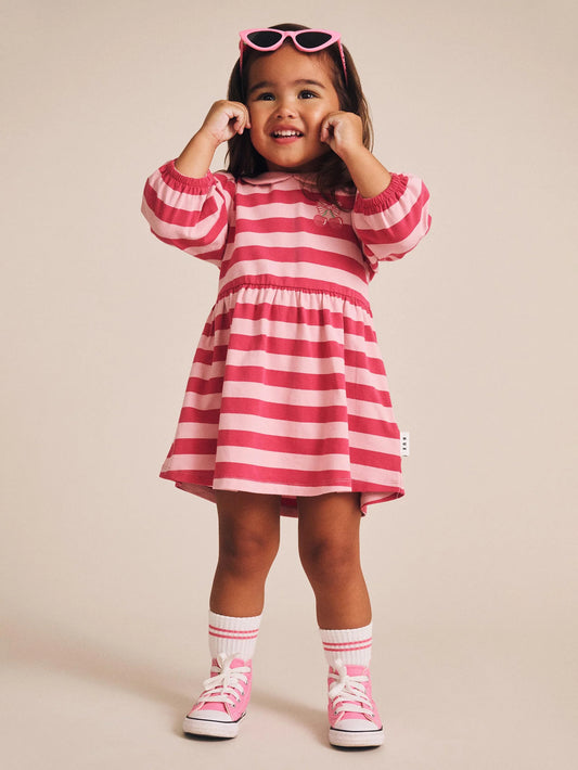 Huxbaby Cherry Pie Puff Sleeve Dress