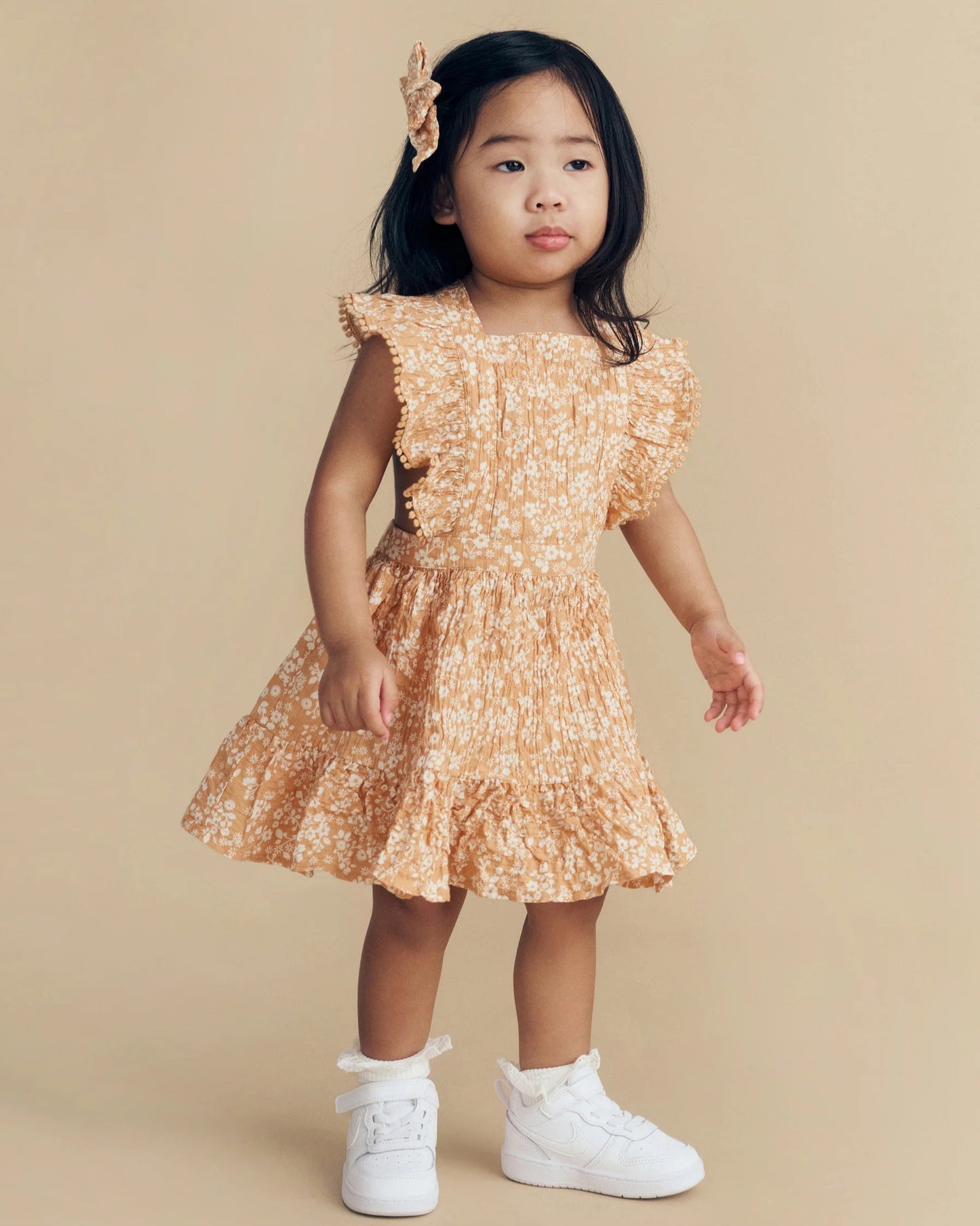 Huxbaby Floral Warm Glow Dress