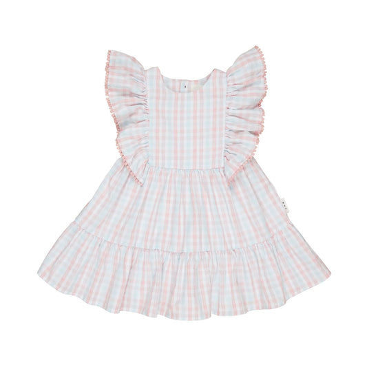 Huxbaby Jewel Check Dress