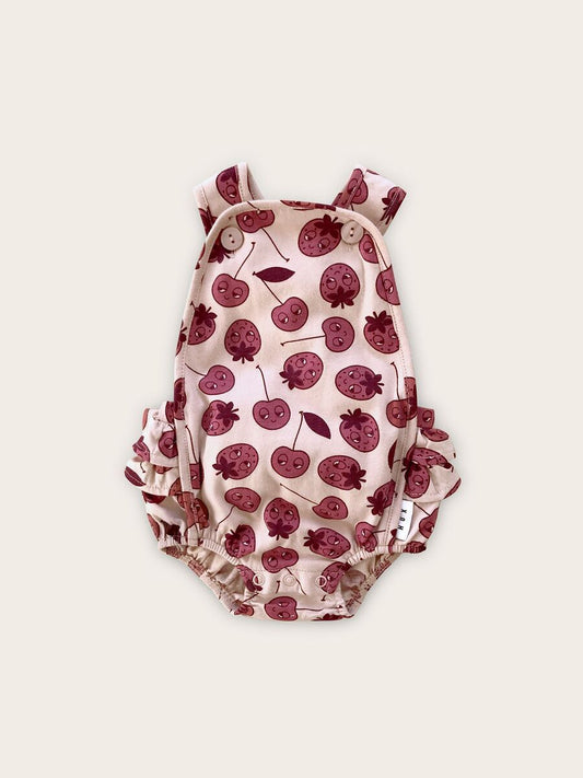 Huxbaby Berry Frill Playsuit